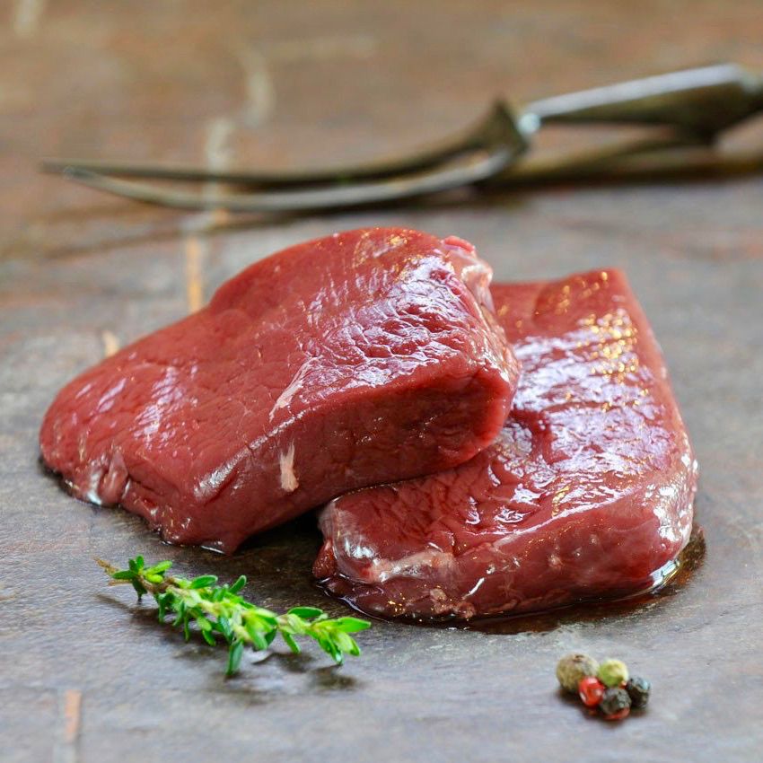 Стейк из оленины